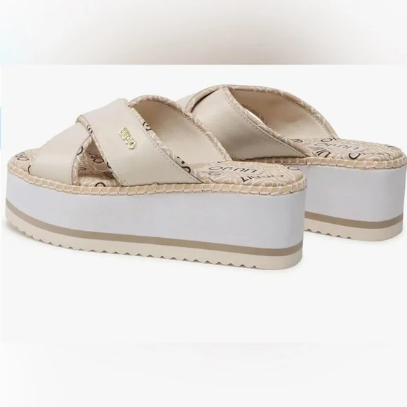 LIU.JO PLATFORM SANDALS - Picture 1 of 10